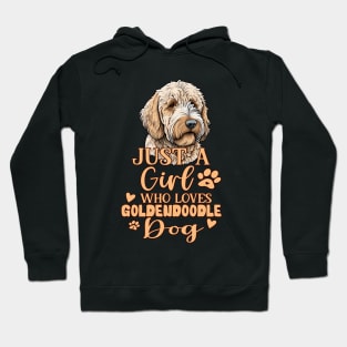 Just a girl who loves Goldendoodles. A t-shirt designed to show your Goldendoodle passion. Hoodie